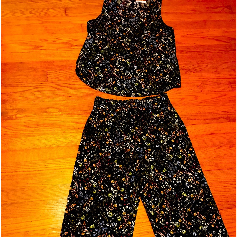 Blouse and Pants Set.